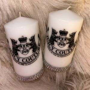 Juicy couture pillar candles